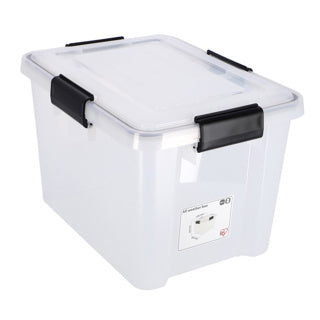 Iris airtight box 20l transparant 40x30x25 cm | 2 stuks