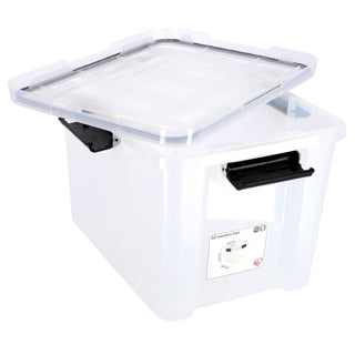 Iris airtight box 20l transparant 40x30x25 cm | 2 stuks