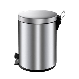EKO PEDAL BIN 5L Classic Mat de acero inoxidable