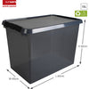 Contenitore Sunware comfort line 72l - 60x40x42 cm - grigio trasparente
