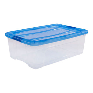 IRIS IRIS TopBox Storage Box 30L 57.5x39x20.5 cm blu trasparente