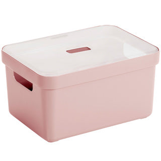 Scatola portaoggetti Sigma 5l rosa 252x175x122mm | 3 pezzi