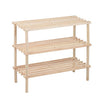 Houten schoenenrek | 3 stuks