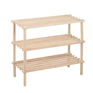 Houten schoenenrek | 3 stuks