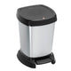 Rotho Rotho Paso Pedal Bin 6L Silver Metallic