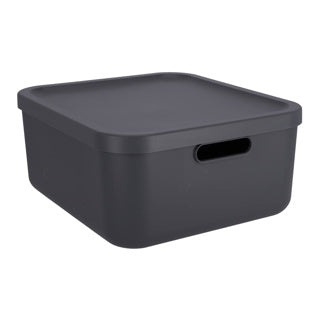 Rotho Decoration Storagebox Albula Light 20 L Antracite