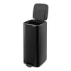 Pattumiera a pedale Brabantia bo - 30 litri - nero opaco