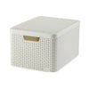 Curver Curver Style storage basket with lid 30l white