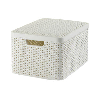 Curver Curver Style storage basket with lid 30l white
