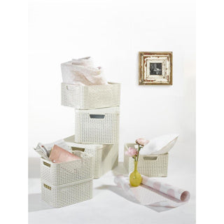 Curver Curver Style storage basket with lid 30l white