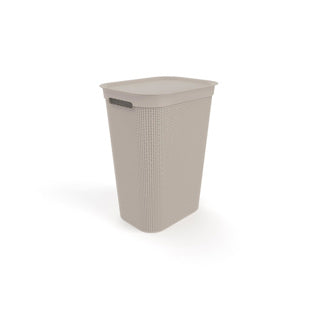 Rotho Fabric Collector Brisen 50 L Cappuccino