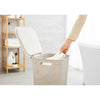 Rotho Fabric Collector Brisen 50 L Cappuccino