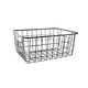 Wire basket 20x15.5x8cm matt black