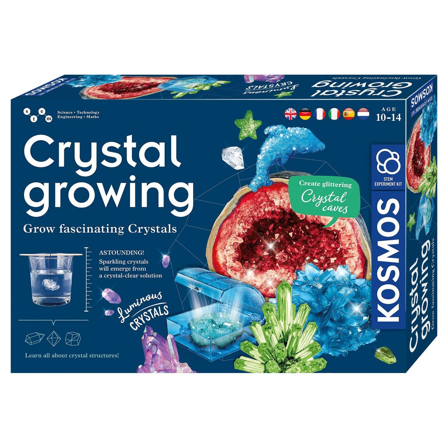 Set di esperimenti di cristallo cosmos