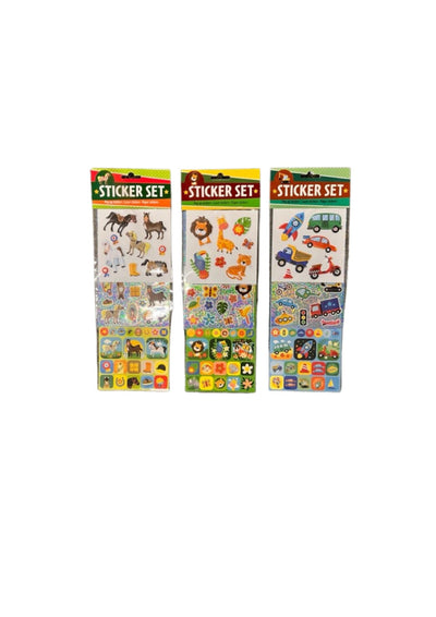 Conjunto de pegatinas emergentes