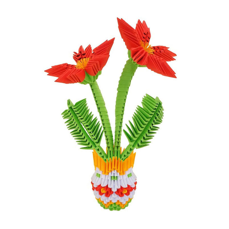 SelectA Origami 3D Flower Vase, 554dlg.