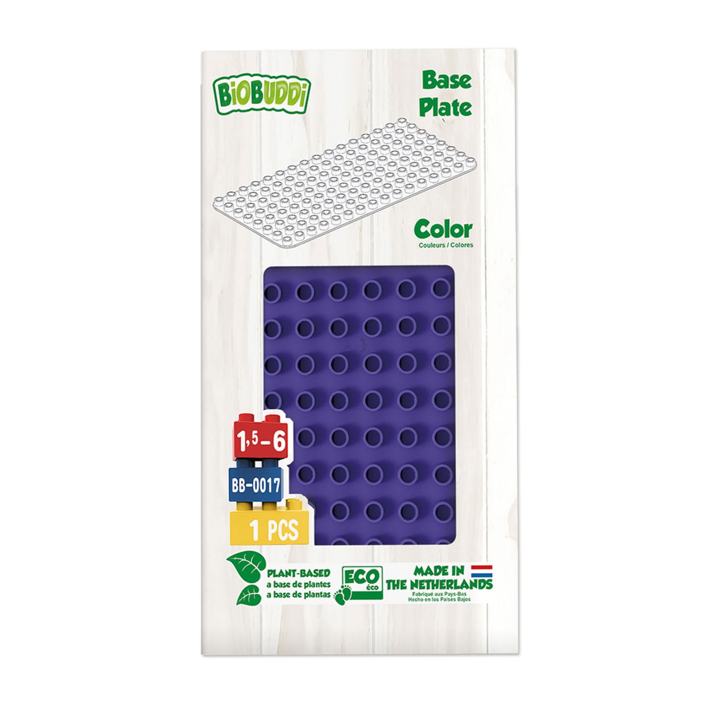 Placa base de Biobuddi púrpura