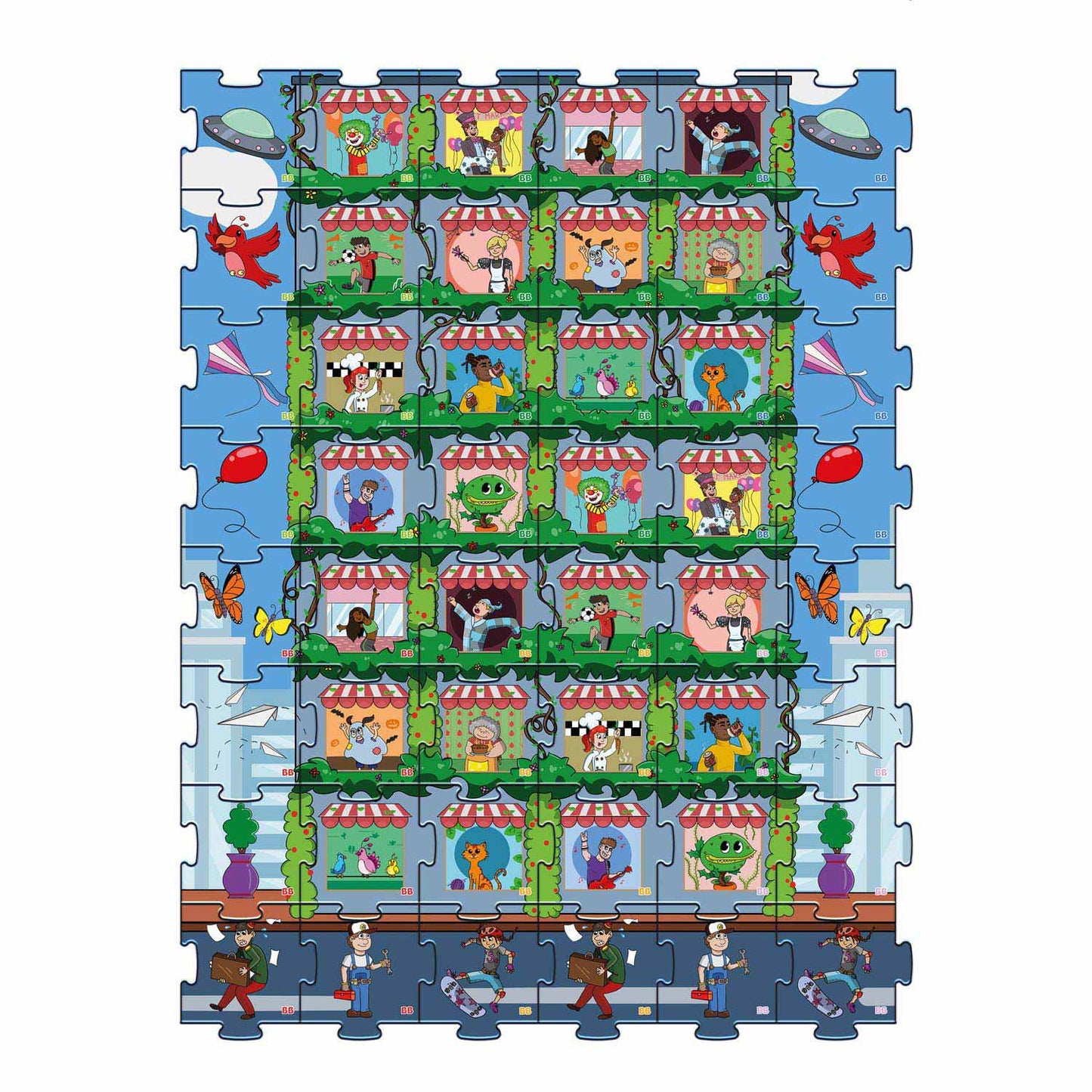 Biobuddi 2in1 puzzel en memo city life