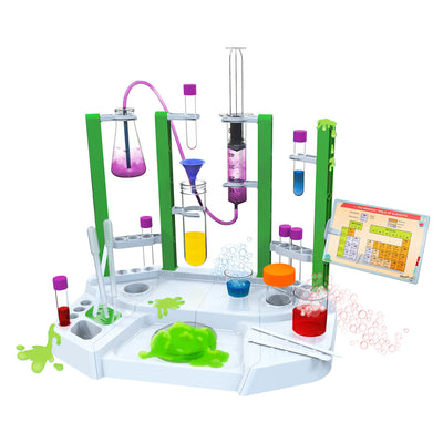 Kosmos big fun chemistry - experimenteerset - 20 veilige scheikundeproeven - compleet laboratorium station - maak slijm, kleurreacties en bruisende experimenten - stem speelgoed - vanaf 8 jaar