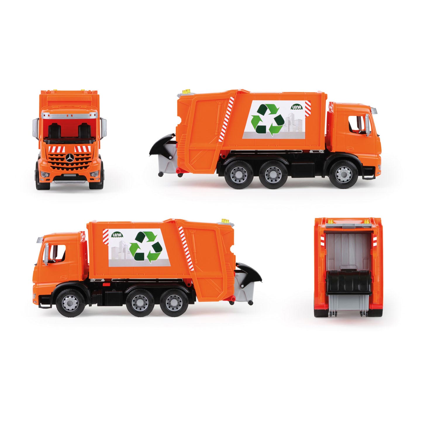 Worxx Garbage Truck Mercedes-Benz Arocs, 52 cm