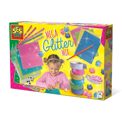 Set di artigianato SES Mega Glitter