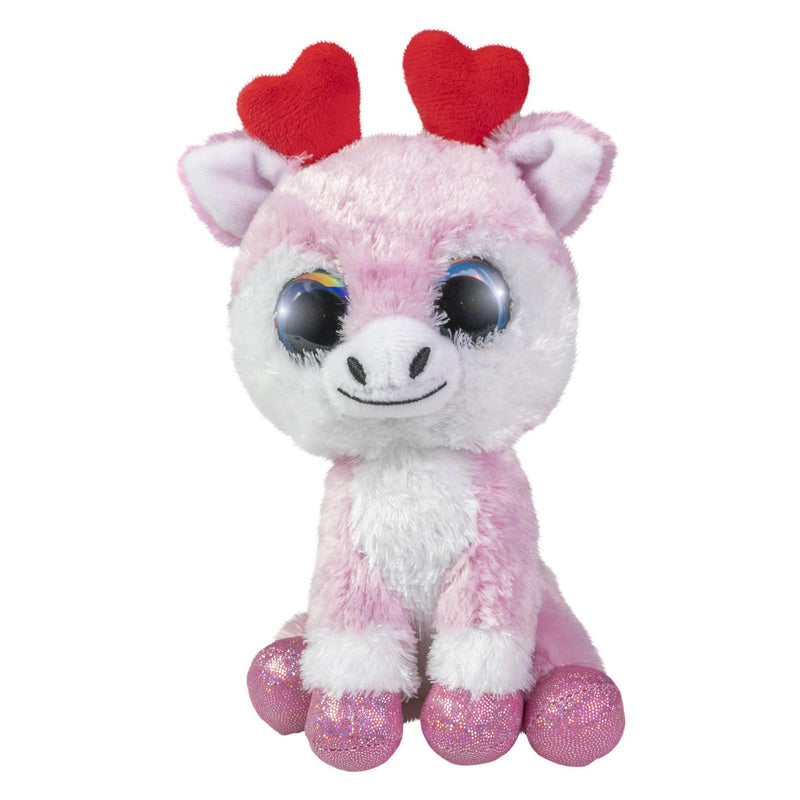 Lumo stars knuffel - rendier love, 15cm