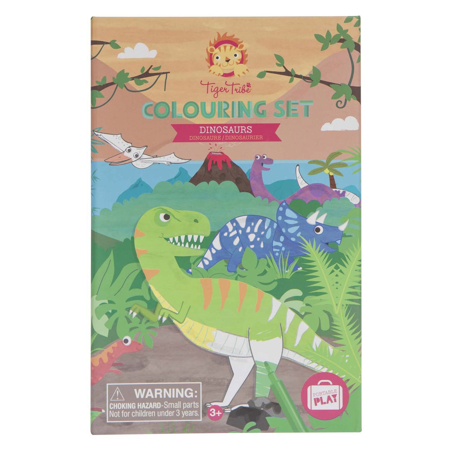 Conjunto de color Selecta - Dinosaurus