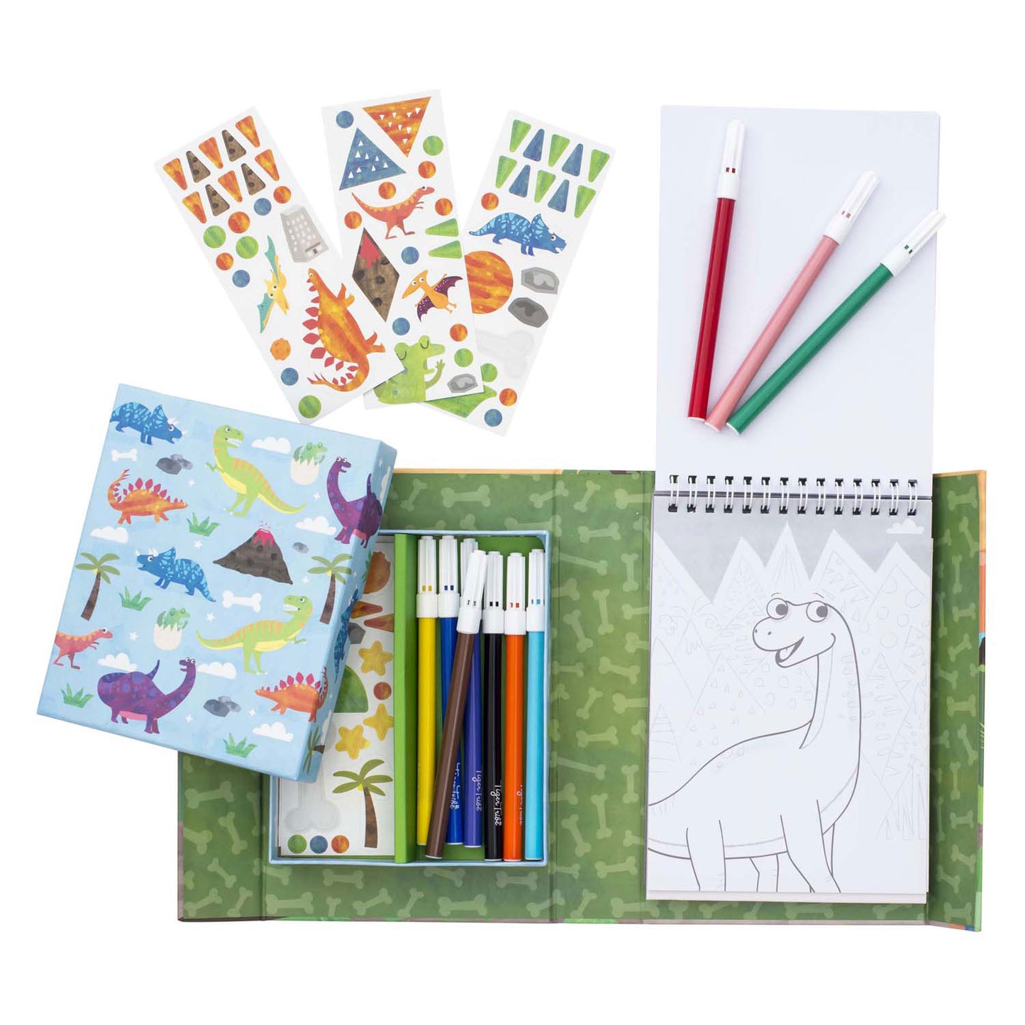 Conjunto de color Selecta - Dinosaurus