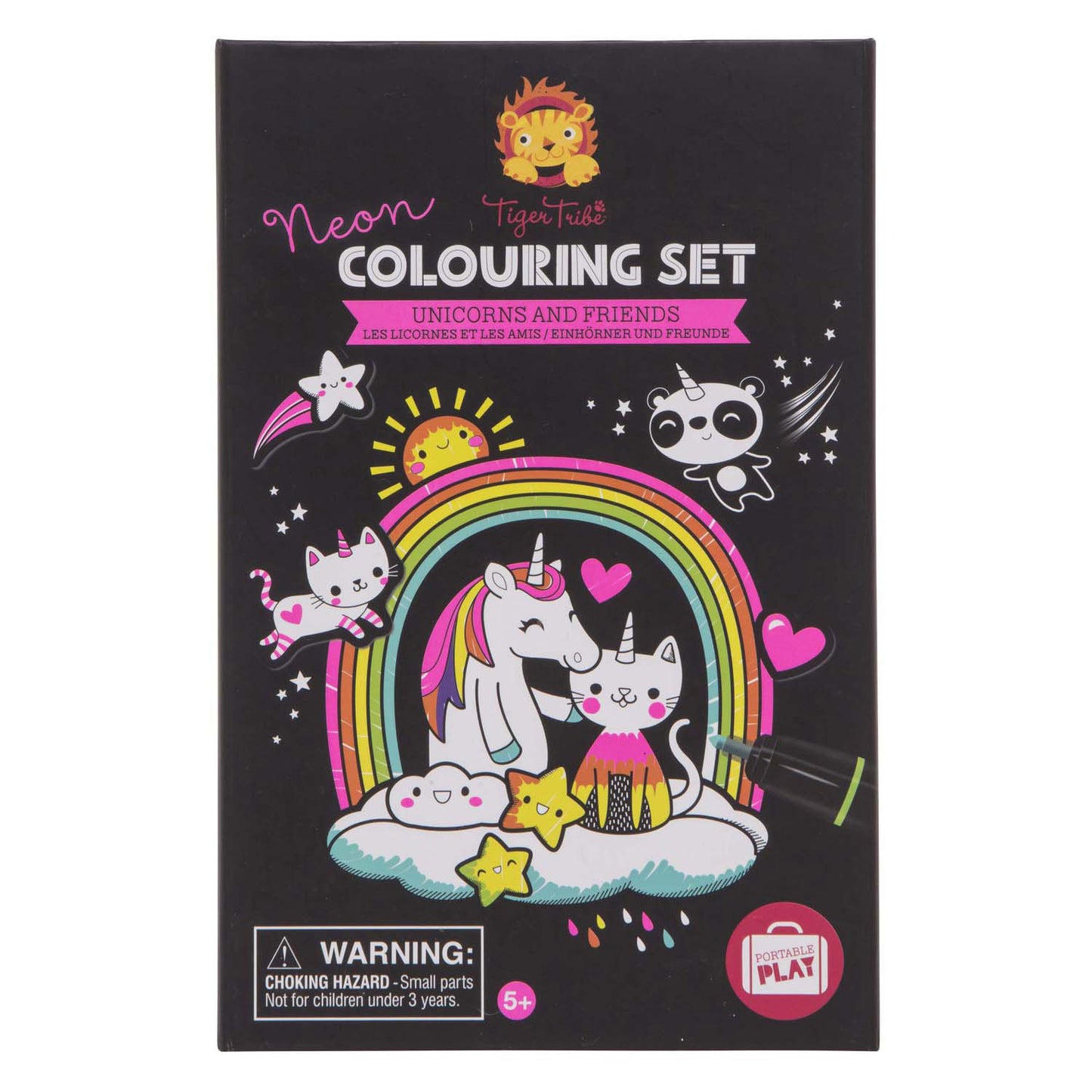 Selecta neon kleurset - eenhoorns en vrienden
