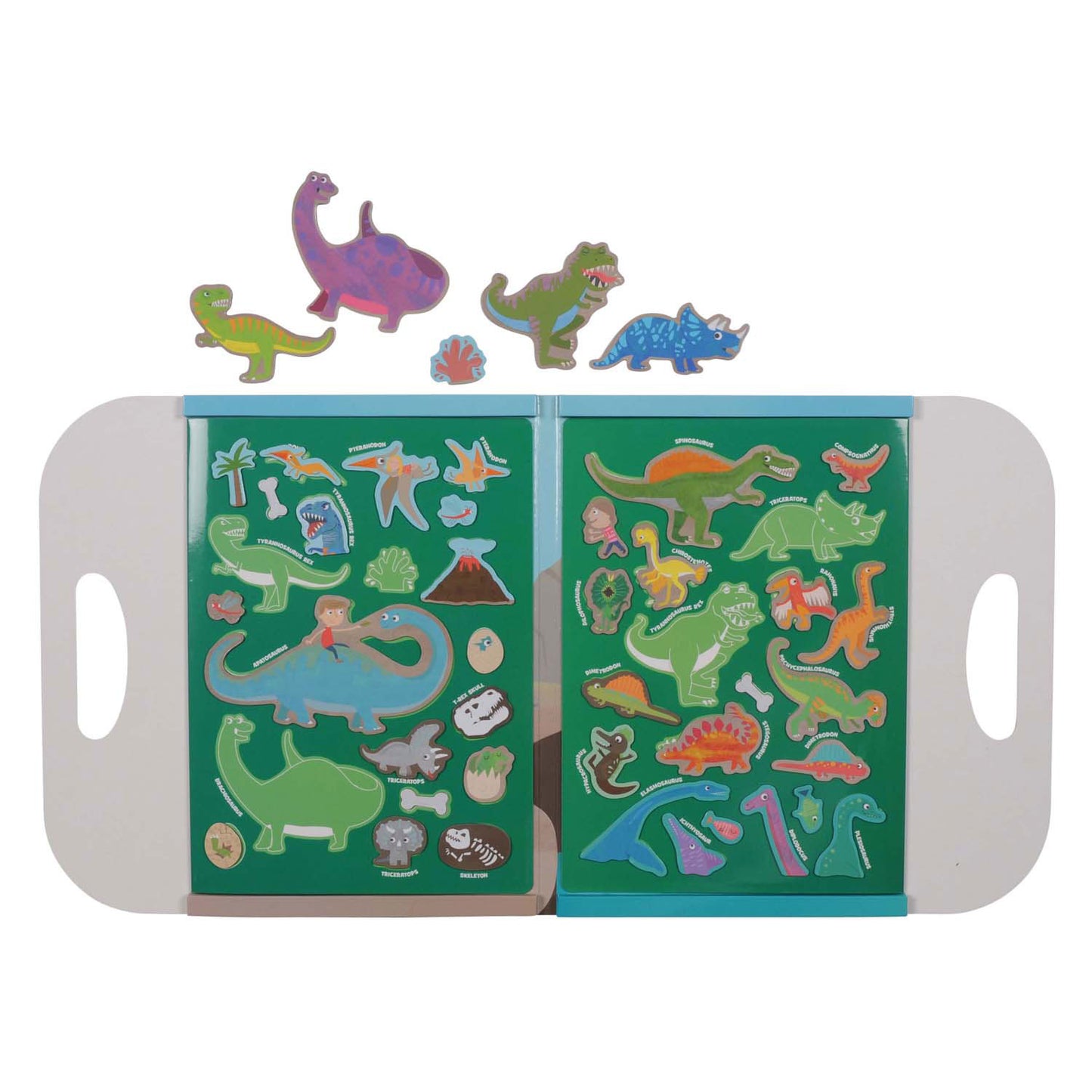Tiger tribe magna carry - dinosaurus magneetboek