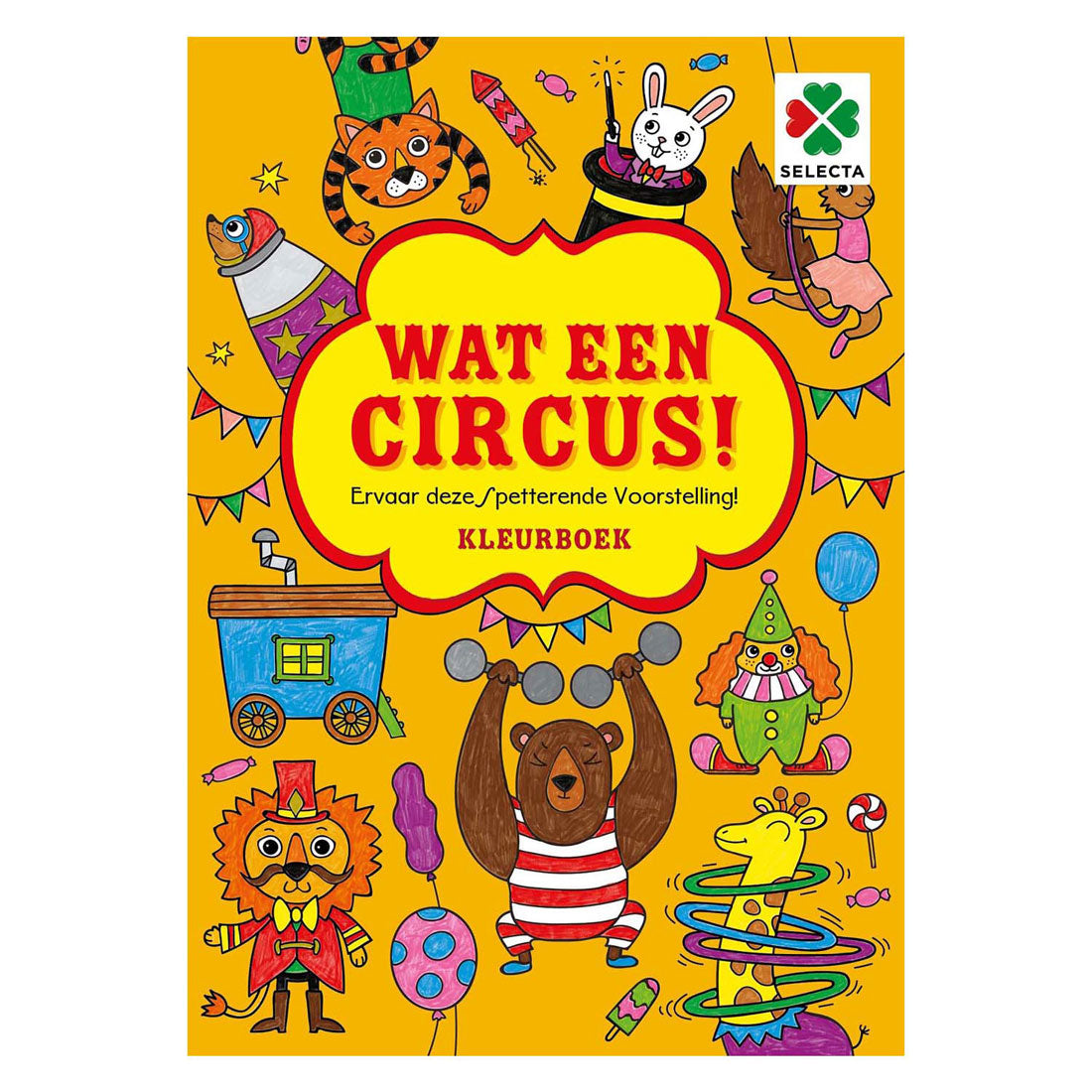 ¡Selecciona qué en Circus! libro para colorear