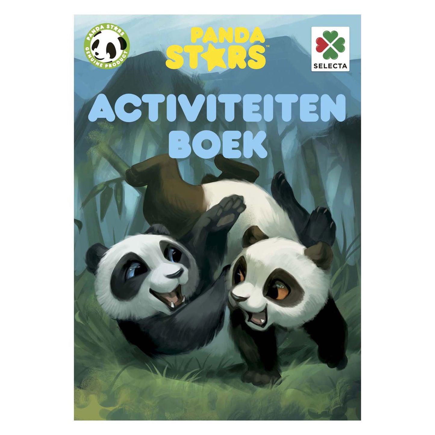 Libro de actividades de estrellas de panda de Selecta