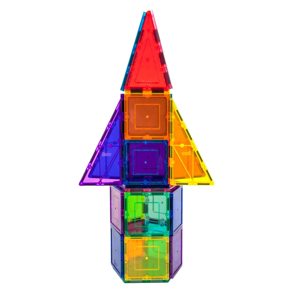 SelectA Picassotiles Rocket Booster - Piastrelle di costruzione magnetica, 32dlg.