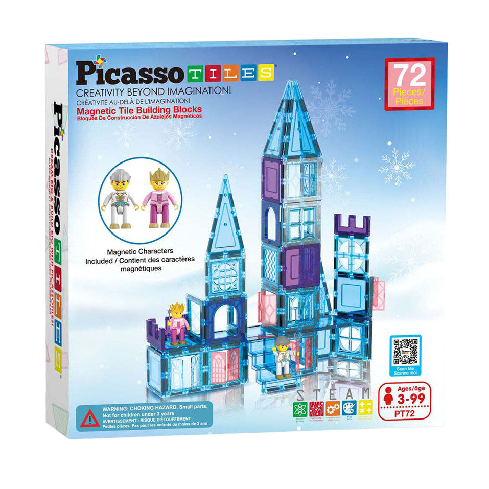 SelectA Picassotiles Tema invernale - piastrelle dell'edificio magnetico, 72dlg.
