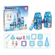 Picasso tiles tactic - constructiespeelgoed - magnetic tiles - magnetische tegels - winter thema - stem speelgoed - creatief bouwspeelgoed - 72-delig - vanaf 3 jaar