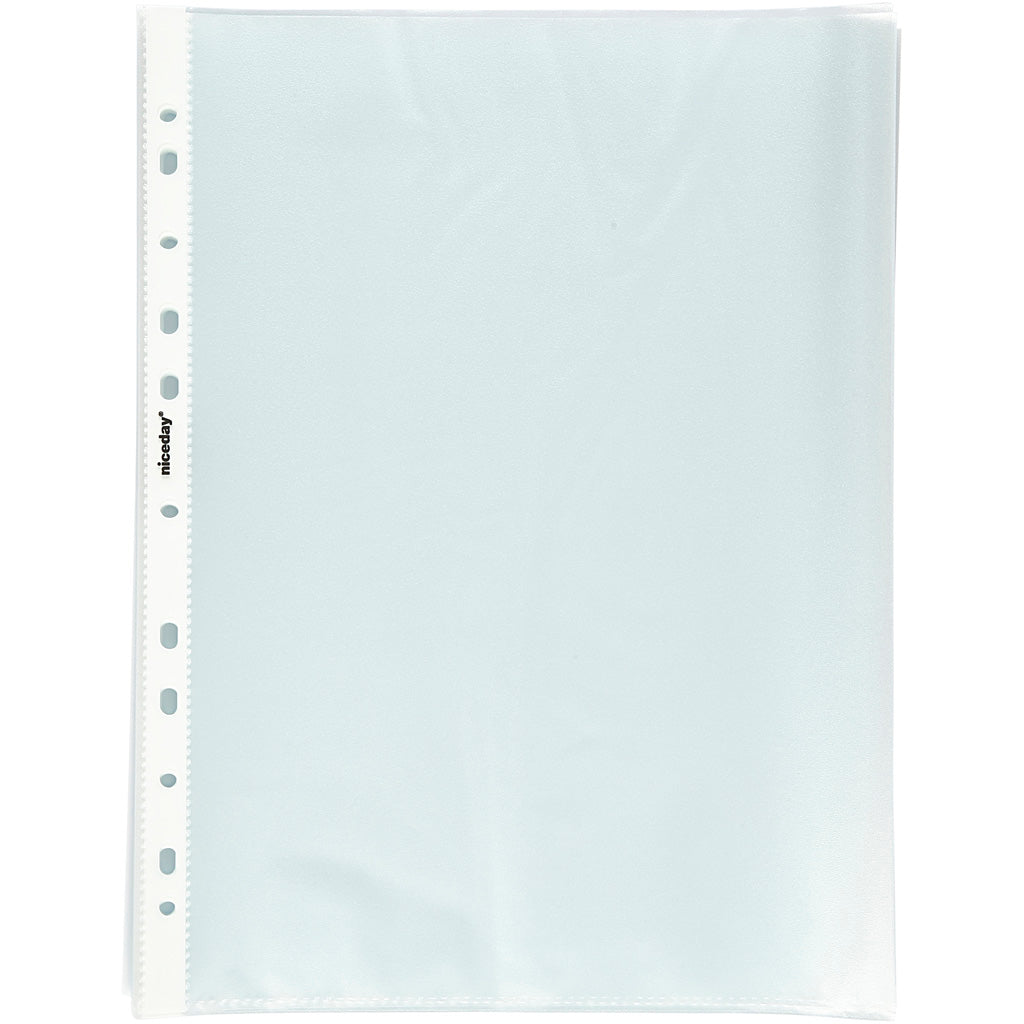 Copertini per inserisci in plastica, A4, foglio 210x297 mm, 100 pezzo 1 scatola