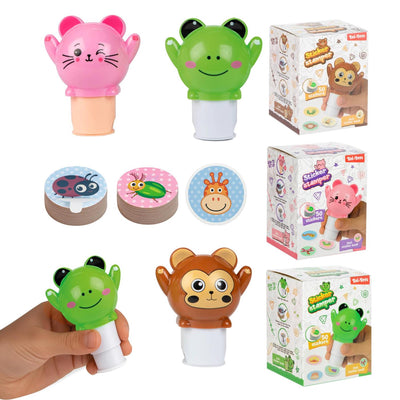 Toi-toys stickermachine dier +stickerboek 3ass
