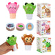 Toi-toys máquina de pegatinas de animales con folleto de pegatinas - 50 pegatinas