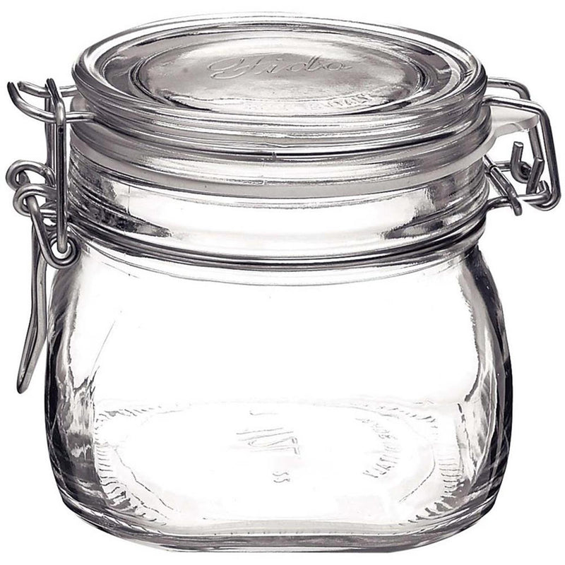 Rocco bormioli klempot vierkant 0,5ltr fido pak a 6 st