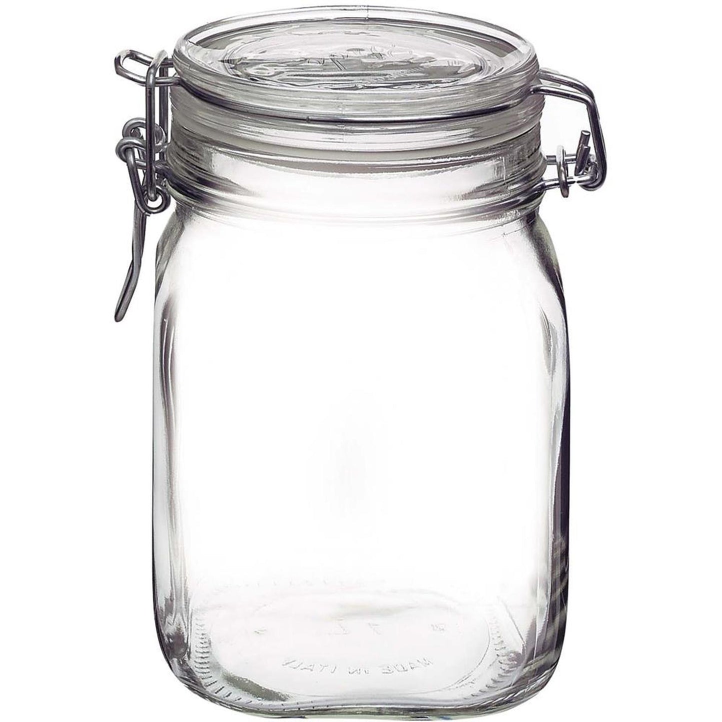 Rocco bormioli klempot vierkant 1,0ltr fido pak a 6 st