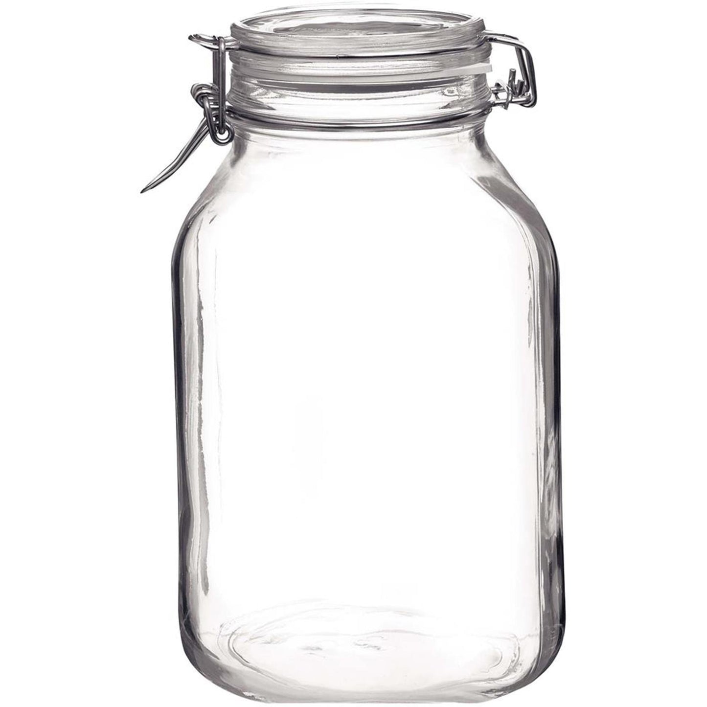 Maceta con pinza Rocco bormioli cuadrada 1,5ltr fido paquete de 6 uds.