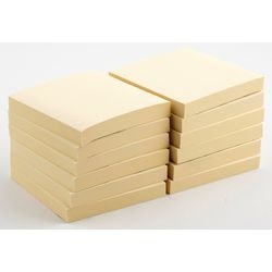 Notes office depot paper 76x76mm giallo riciclato riposizionabile 100 fogli