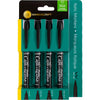 Marcatori calligrafici, spessore della linea 1.4+2,5+3,6+4,8 mm, nero, 4 pezzo 1 scatola