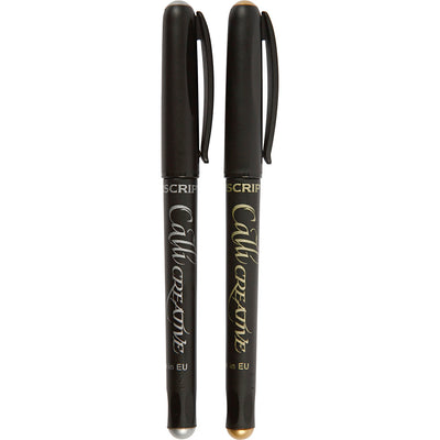 Marcadores de caligrafía, espesor de 2.4 mm, 2 piezas 1 caja