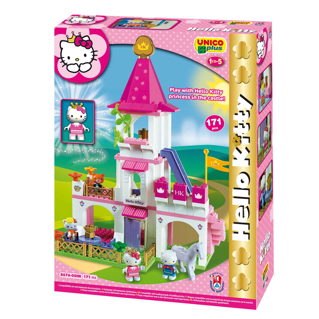 Androni unico hello kitty kasteel 171 dlg.