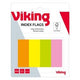 Indexpapier viking 20x50mm assorti neon verwijderbaar beschrijfbaar 200vel