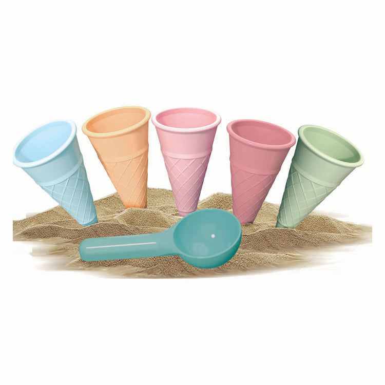 Androni helados de arena con forma de primicia, 6dlg.