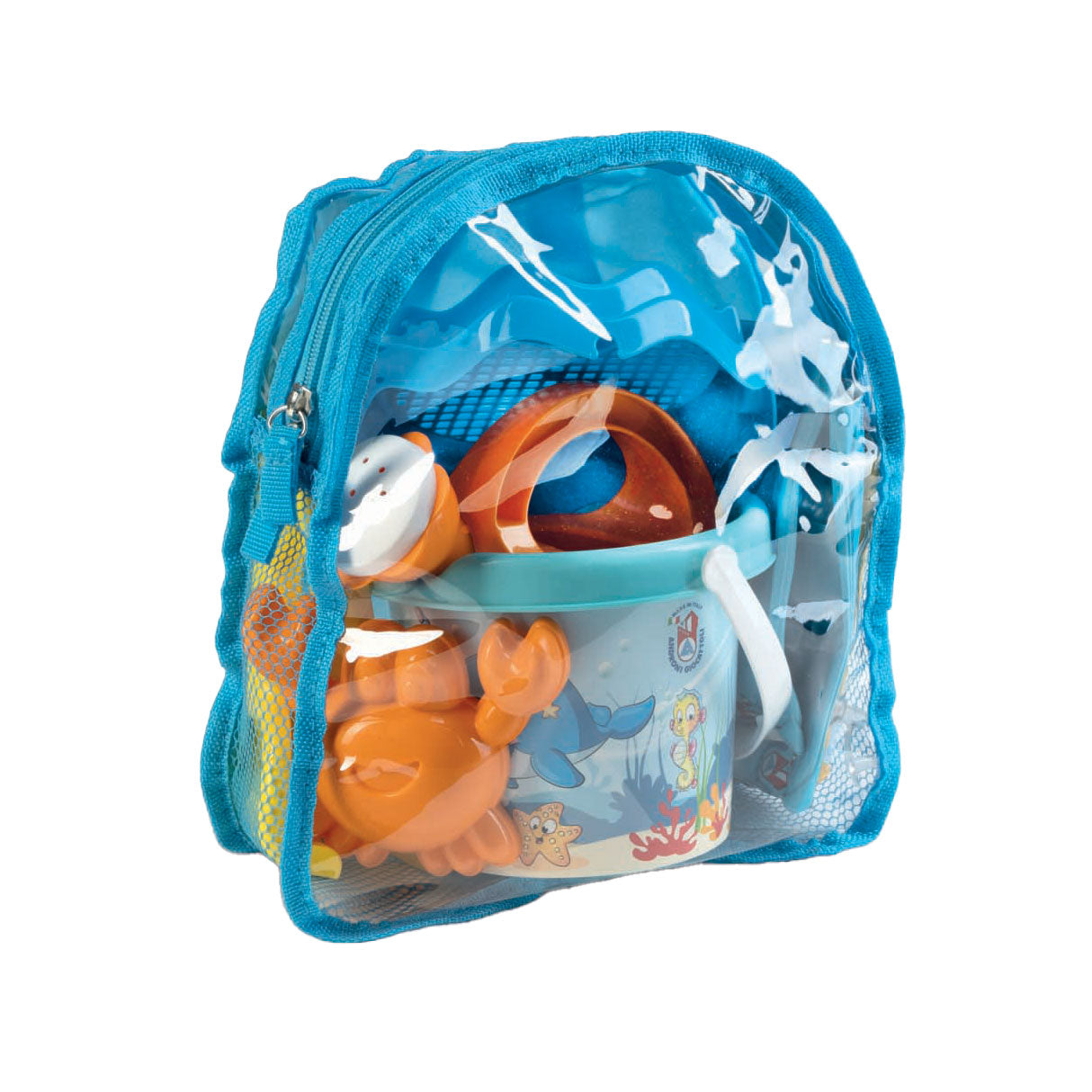 Mochila Androni con playa con animales marinos, 6dlg.