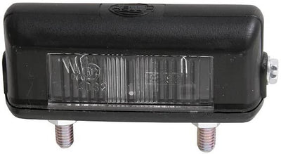 Illuminazione targa Hella luci targa sinistra e12 4033