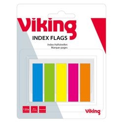 Index office depot 45x12mm assorti neon herplaatsbaar beschrijfbaar 125 vel